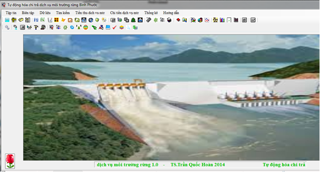 Cấu trúc phần mềm Tự động hóa chi trả dịch vụ môi trường rừng tỉnh Bình Phước.