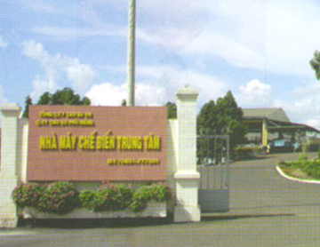 Nhà máy chế biến mủ của Công ty TNHH MTV cao su Phú Riềng